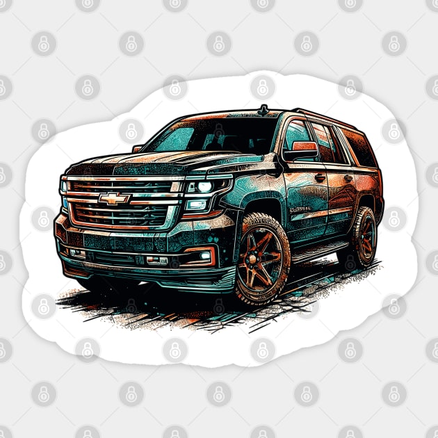 Chevrolet Suburban Sticker by Vehicles-Art